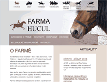 Tablet Screenshot of farma.hucul.cz